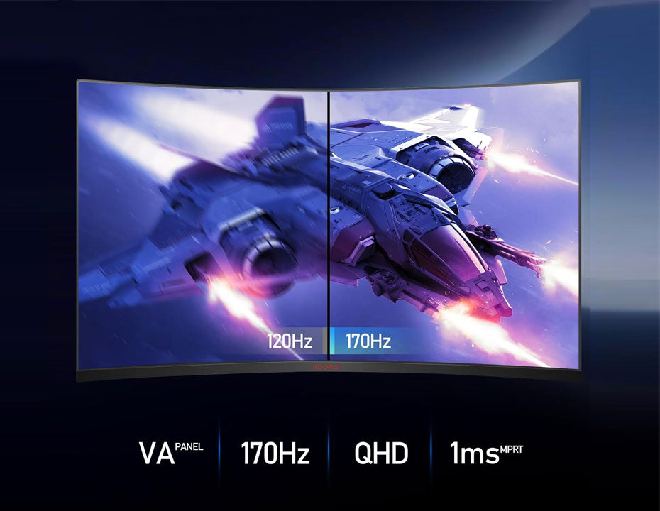 KOORUI GA01 31.5 inch QHD 2K 170Hz 1MS VA GAMING MONITOR KOORUI GA01 31.5 inch QHD 2K 170Hz 1MS VA GAMING MONITOR
